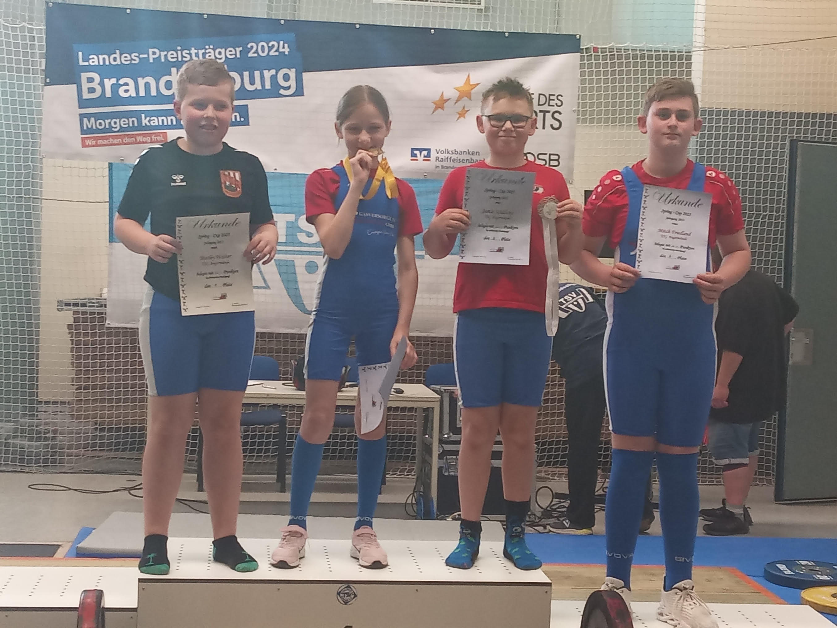 Teilnehmer der TSG am Spring-Cup Am 10.05.2025